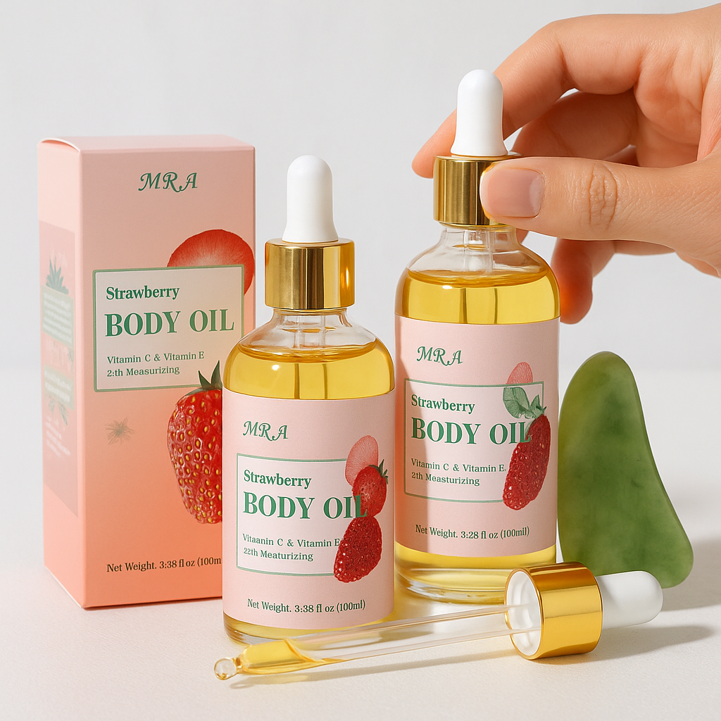 Strawberry Glow Duo — Hydrating Body Oil (2 Pack)